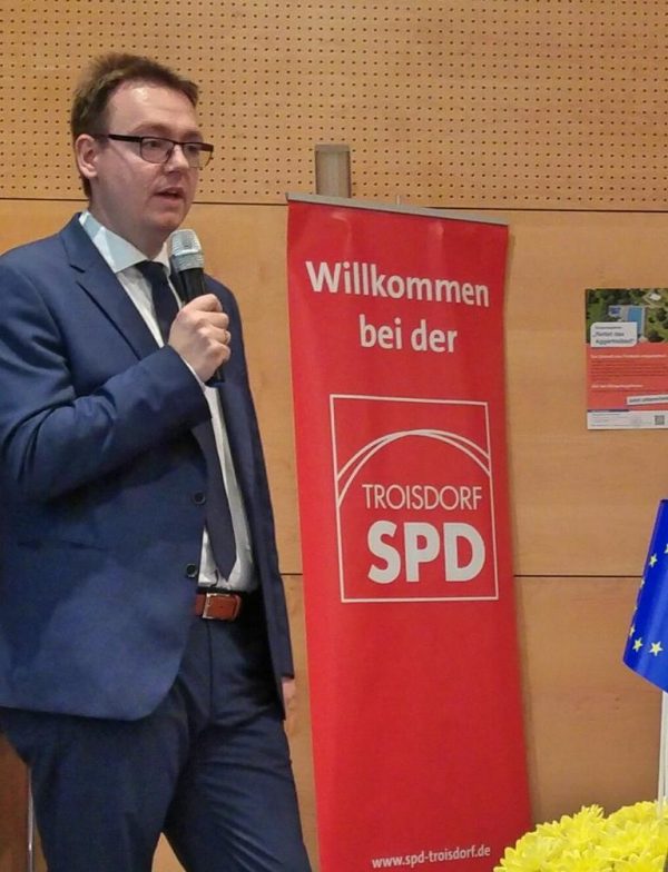 SPD Troisdorf Mitgliederversammlung Europa Denis Waldästl