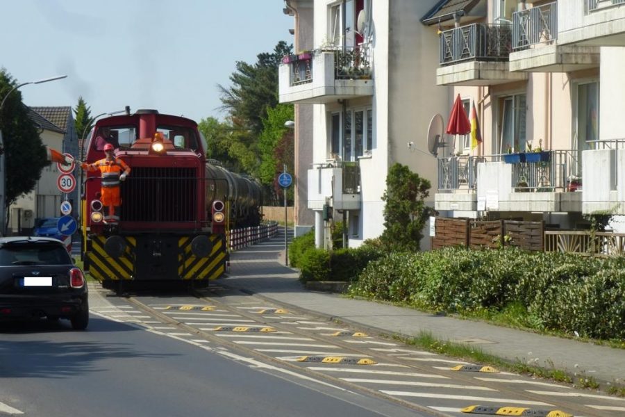 Gefahrengut RSVG Bahnstrecke Evonik SPD Troisdorf Niederkassel