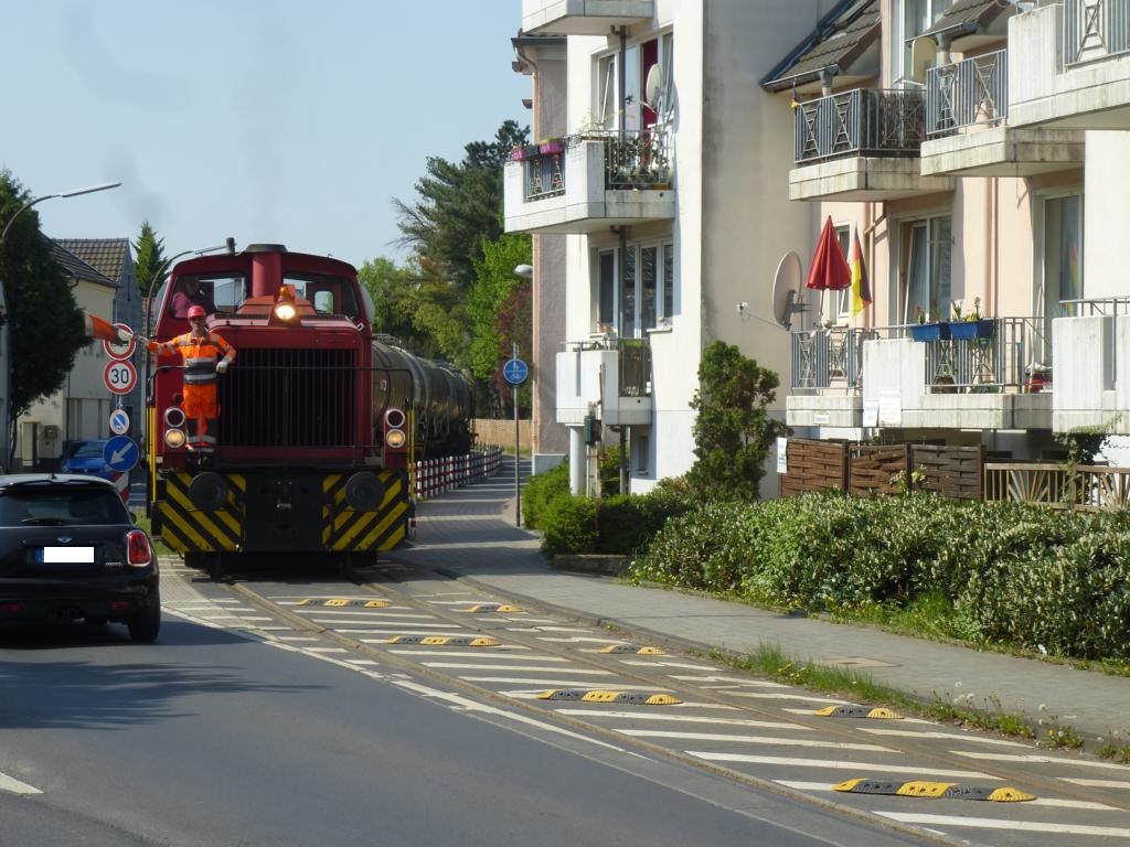 Gefahrengut RSVG Bahnstrecke Evonik SPD Troisdorf Niederkassel