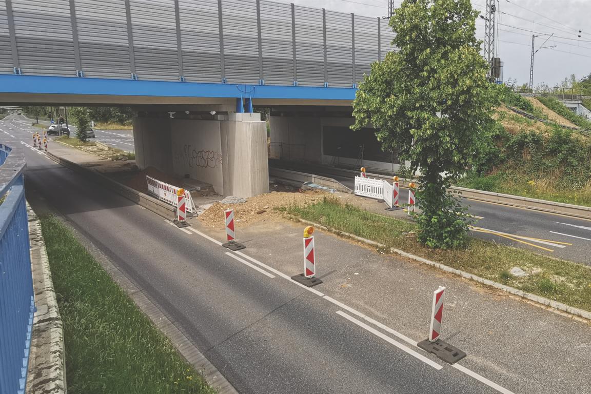 20220619_Hp_Arbeiten_Willy_Brandt_Ring_SPD_Fraktion_Troisdorf Deutsche Bahn Bauarbeiten S13 Oberkassel