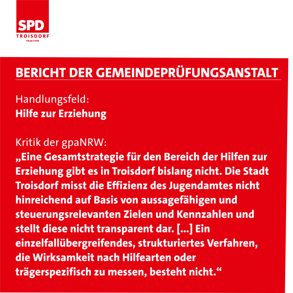 20221127_fb_gpaNRW_Pruefbericht_Kritik_Stadt_Troisdorf_SPD_Fraktion_Einzelfallhilfe