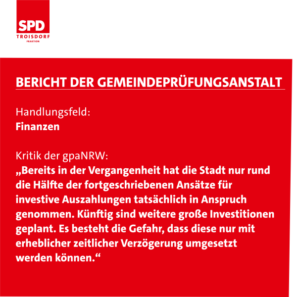 20221127_fb_gpaNRW_Pruefbericht_Kritik_Stadt_Troisdorf_SPD_Fraktion_Finanzen