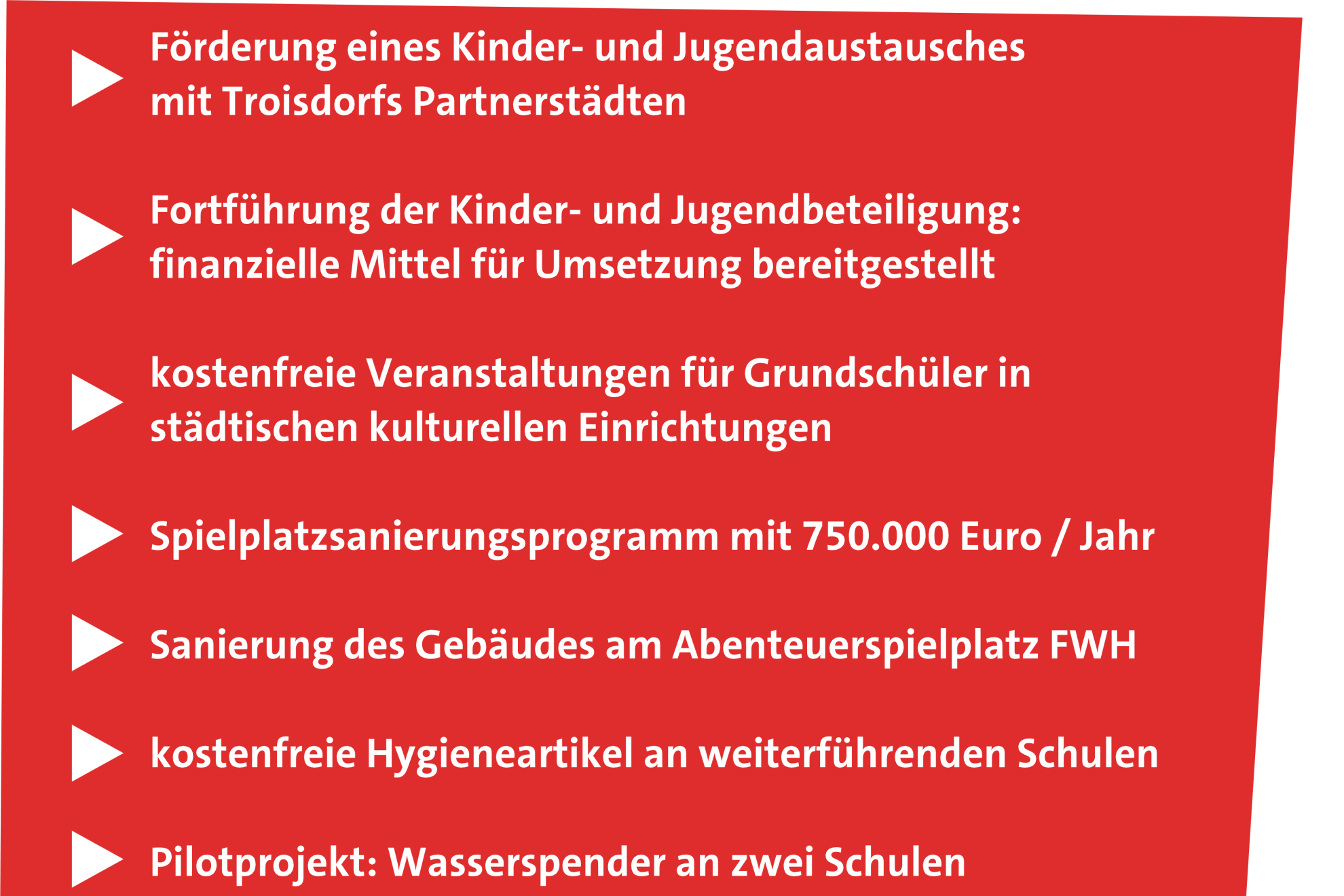202301_Hp_Haushalt_Troisdorf_Stadt_2023_SPD_Fraktion_Kinder_Jugendliche_Austausch_Kultur_Spielplaetze_Hygieneartikel_Wasserspender
