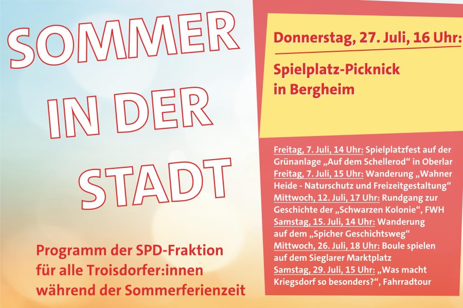 20230707_Sommerprogramm_SPD-Fraktion_Troisdorf_Picknick_Spielplatz_Bergheim